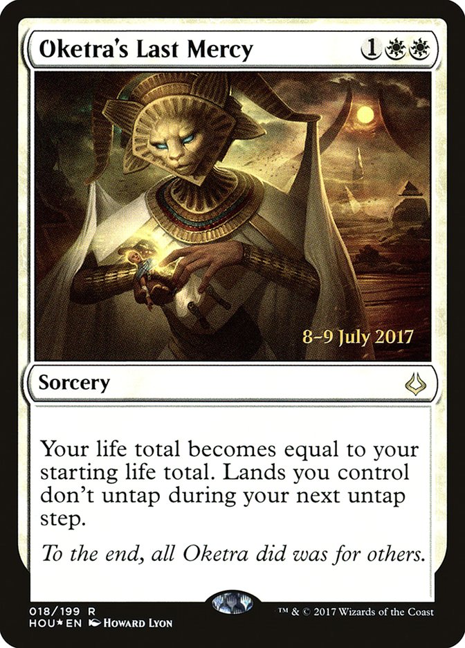 Oketra's Last Mercy [Hour of Devastation Prerelease Promos] | Shuffle n Cut Hobbies & Games