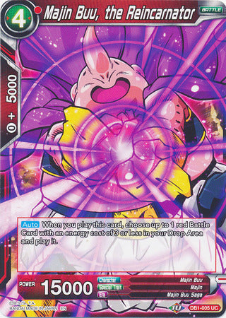 Majin Buu, the Reincarnator (DB1-005) [Dragon Brawl] | Shuffle n Cut Hobbies & Games