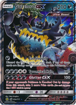 Guzzlord GX (63a/111) (Jumbo Card) [Sun & Moon: Crimson Invasion] | Shuffle n Cut Hobbies & Games