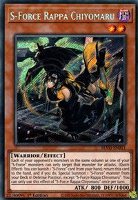 S-Force Rappa Chiyomaru [BLVO-EN011] Secret Rare | Shuffle n Cut Hobbies & Games