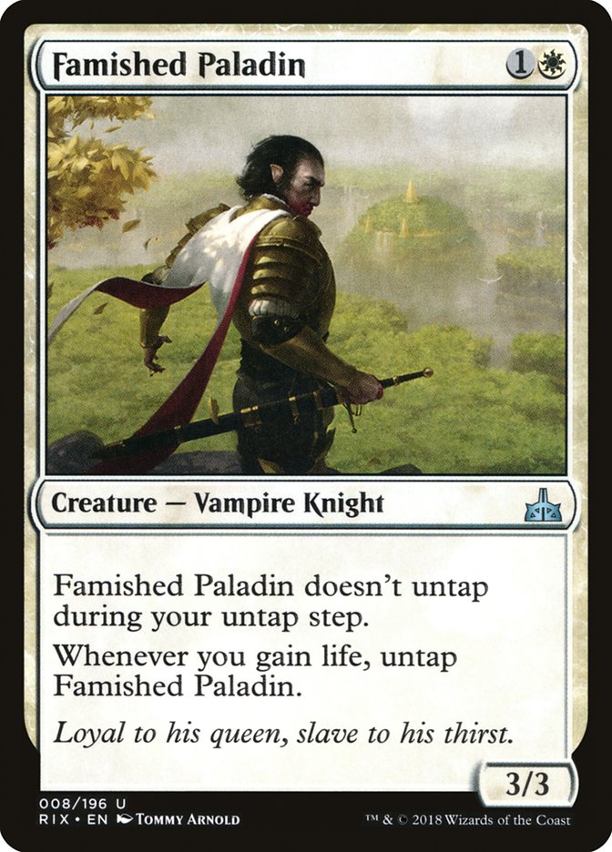 Famished Paladin [Rivals of Ixalan] | Shuffle n Cut Hobbies & Games