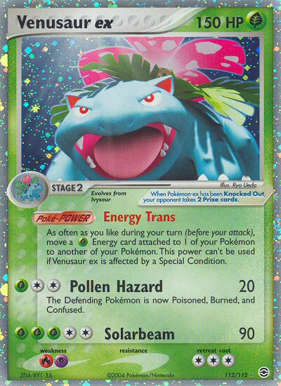 Venusaur ex (112/112) [EX: FireRed & LeafGreen] | Shuffle n Cut Hobbies & Games