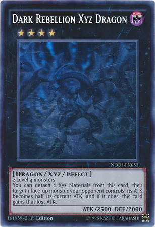 Dark Rebellion Xyz Dragon [NECH-EN053] Ghost Rare | Shuffle n Cut Hobbies & Games