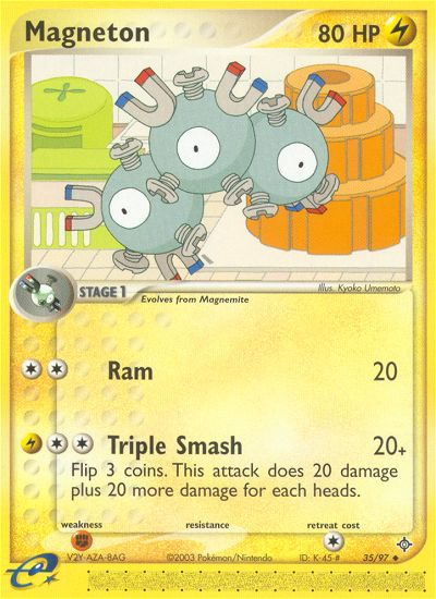 Magneton (35/97) [EX: Dragon] | Shuffle n Cut Hobbies & Games