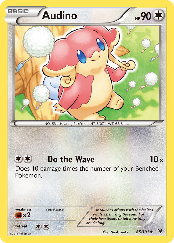 Audino (85/101) [Black & White: Noble Victories] | Shuffle n Cut Hobbies & Games