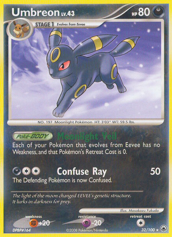 Umbreon (32/100) [Diamond & Pearl: Majestic Dawn] | Shuffle n Cut Hobbies & Games