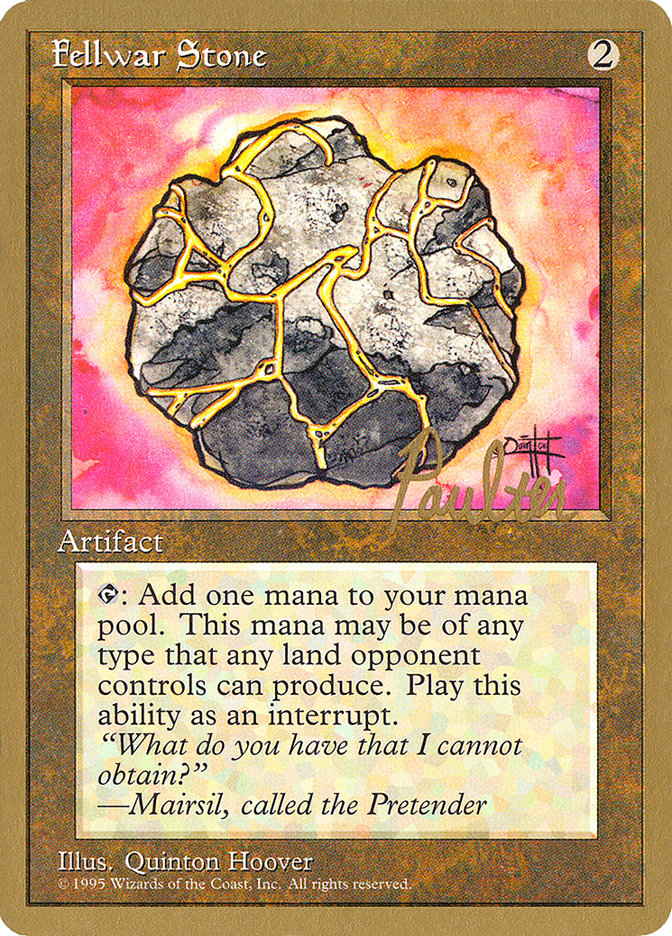 Fellwar Stone (Preston Poulter) [Pro Tour Collector Set] | Shuffle n Cut Hobbies & Games