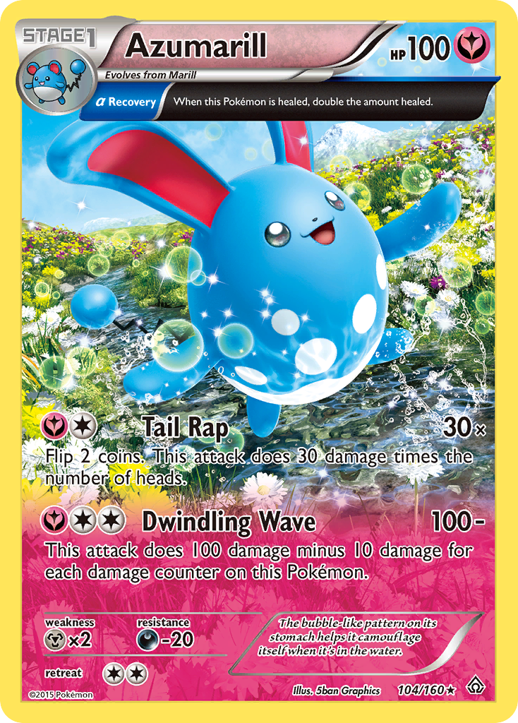 Azumarill (104/160) [XY: Primal Clash] | Shuffle n Cut Hobbies & Games