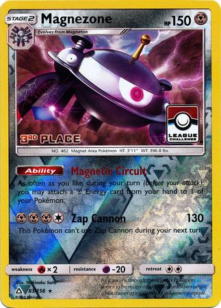 Magnezone (83/156) (League Promo 3rd Place) [Sun & Moon: Ultra Prism] | Shuffle n Cut Hobbies & Games