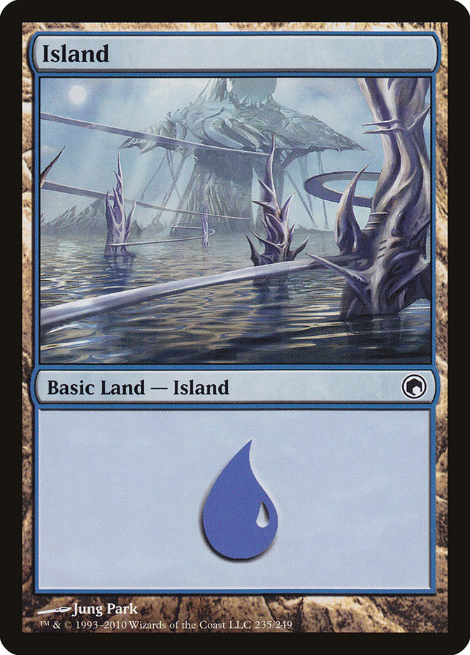 Island (235) [Scars of Mirrodin] | Shuffle n Cut Hobbies & Games