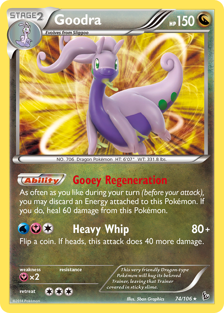 Goodra (74/106) [XY: Flashfire] | Shuffle n Cut Hobbies & Games