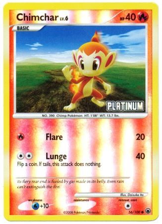 Chimchar (56/100) [Burger King Promos: 2009 Collection] | Shuffle n Cut Hobbies & Games