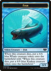 Fish // Zombie (011/036) Double-Sided Token [Commander 2014 Tokens] | Shuffle n Cut Hobbies & Games