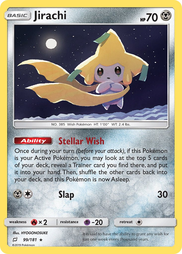 Jirachi (99/181) (Theme Deck Exclusive) [Sun & Moon: Team Up] | Shuffle n Cut Hobbies & Games