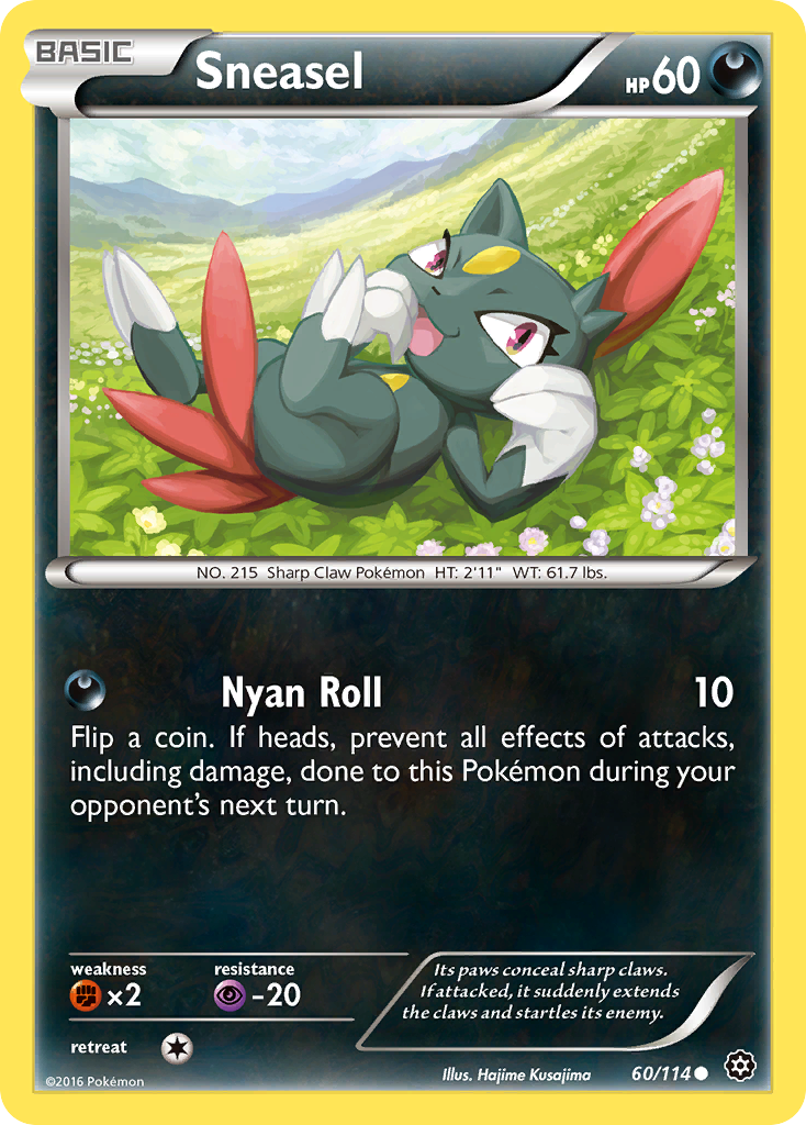 Sneasel (60/114) [XY: Steam Siege] | Shuffle n Cut Hobbies & Games