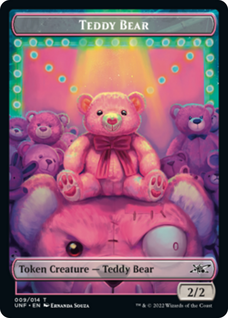 Teddy Bear // Treasure (013) Double-Sided Token [Unfinity Tokens] | Shuffle n Cut Hobbies & Games