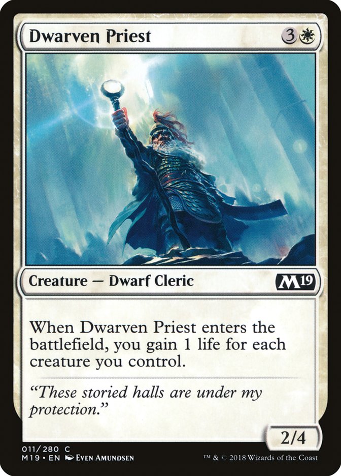 Dwarven Priest [Core Set 2019] | Shuffle n Cut Hobbies & Games