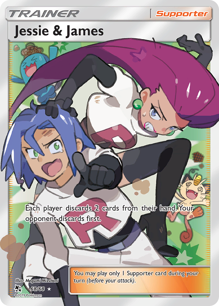 Jessie & James (68/68) [Sun & Moon: Hidden Fates] | Shuffle n Cut Hobbies & Games