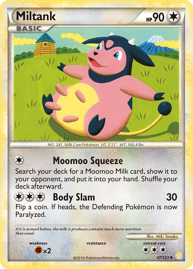 Miltank (47/123) [HeartGold & SoulSilver: Base Set] | Shuffle n Cut Hobbies & Games