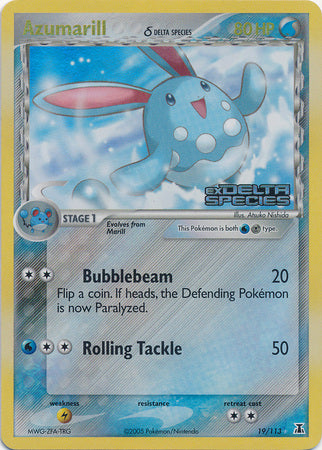 Azumarill (19/113) (Delta Species) (Stamped) [EX: Delta Species] | Shuffle n Cut Hobbies & Games