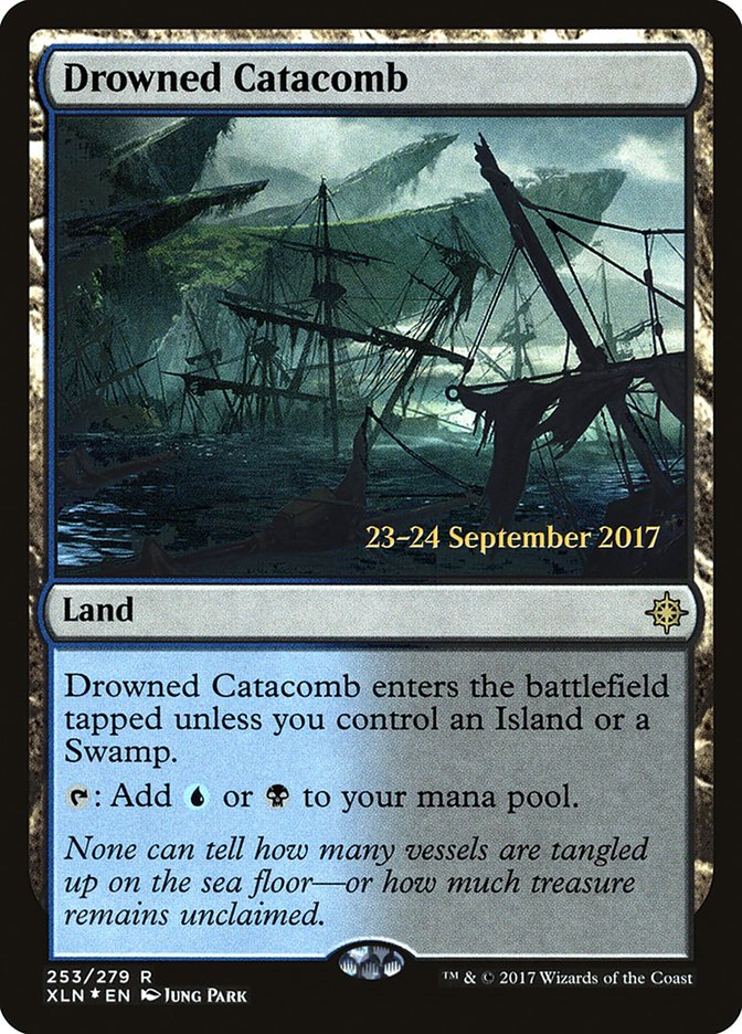 Drowned Catacomb [Ixalan Prerelease Promos] | Shuffle n Cut Hobbies & Games