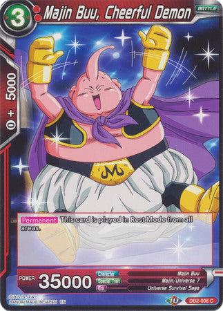 Majin Buu, Cheerful Demon [DB2-006] | Shuffle n Cut Hobbies & Games