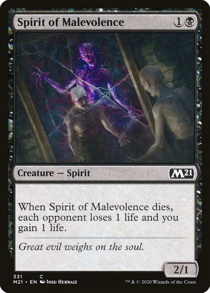 Spirit of Malevolence [Core Set 2021] | Shuffle n Cut Hobbies & Games