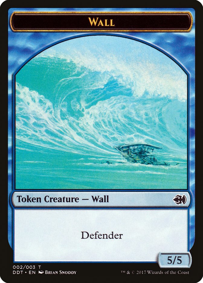 Wall Token [Duel Decks: Merfolk vs. Goblins Tokens] | Shuffle n Cut Hobbies & Games