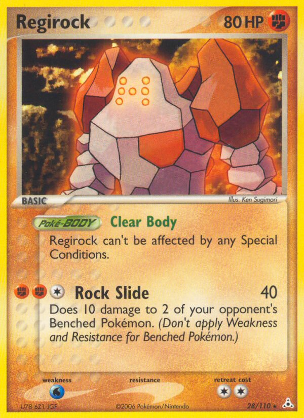 Regirock (28/110) [EX: Holon Phantoms] | Shuffle n Cut Hobbies & Games