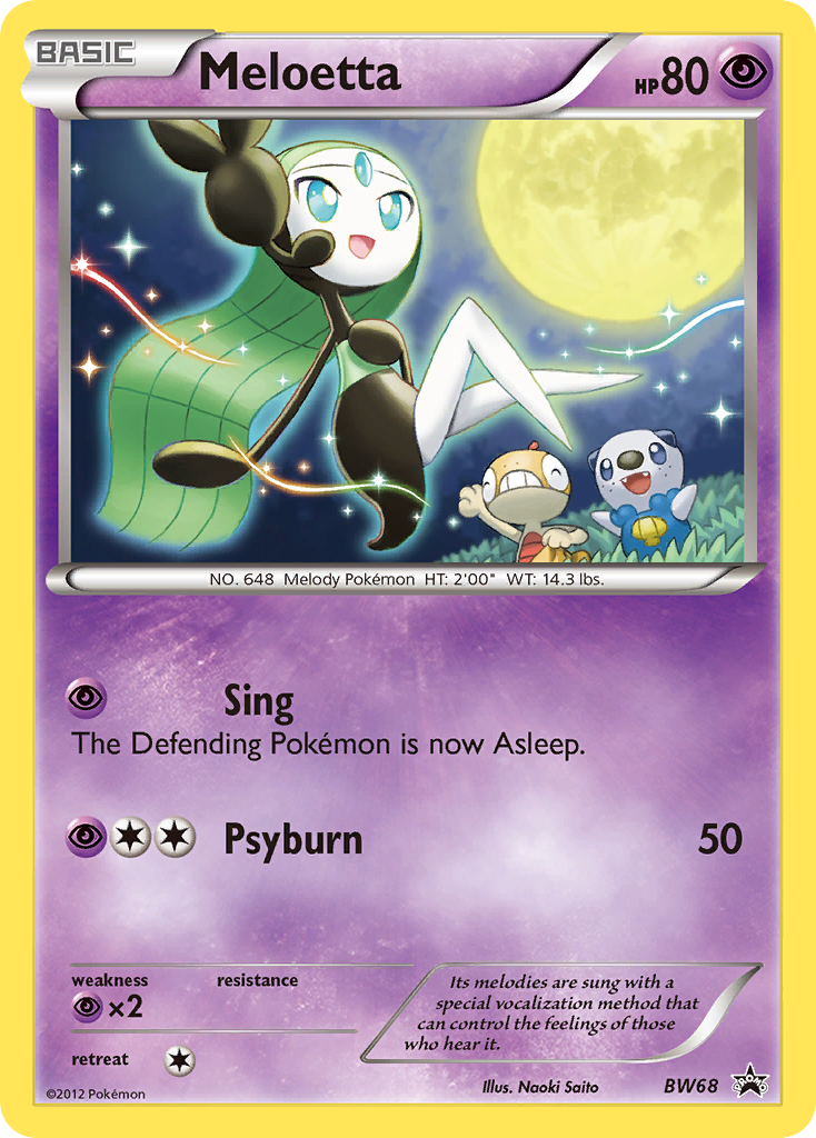 Meloetta (BW68) [Black & White: Black Star Promos] | Shuffle n Cut Hobbies & Games