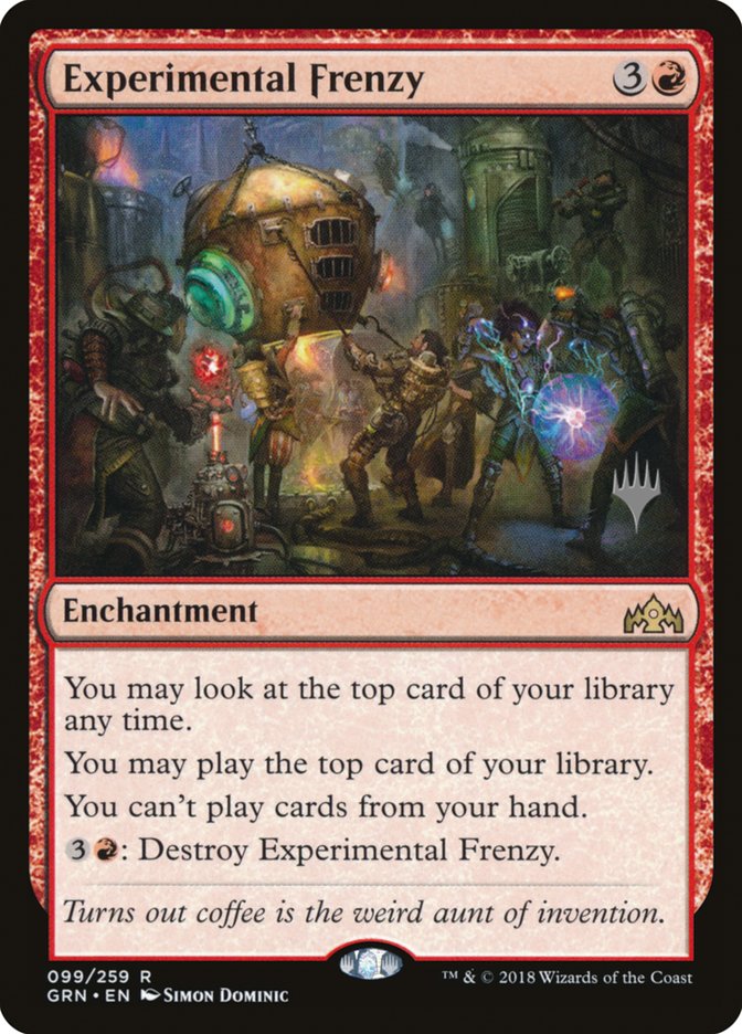 Experimental Frenzy (Promo Pack) [Guilds of Ravnica Promos] | Shuffle n Cut Hobbies & Games