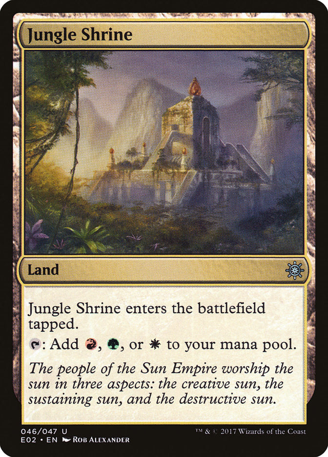 Jungle Shrine [Explorers of Ixalan] | Shuffle n Cut Hobbies & Games