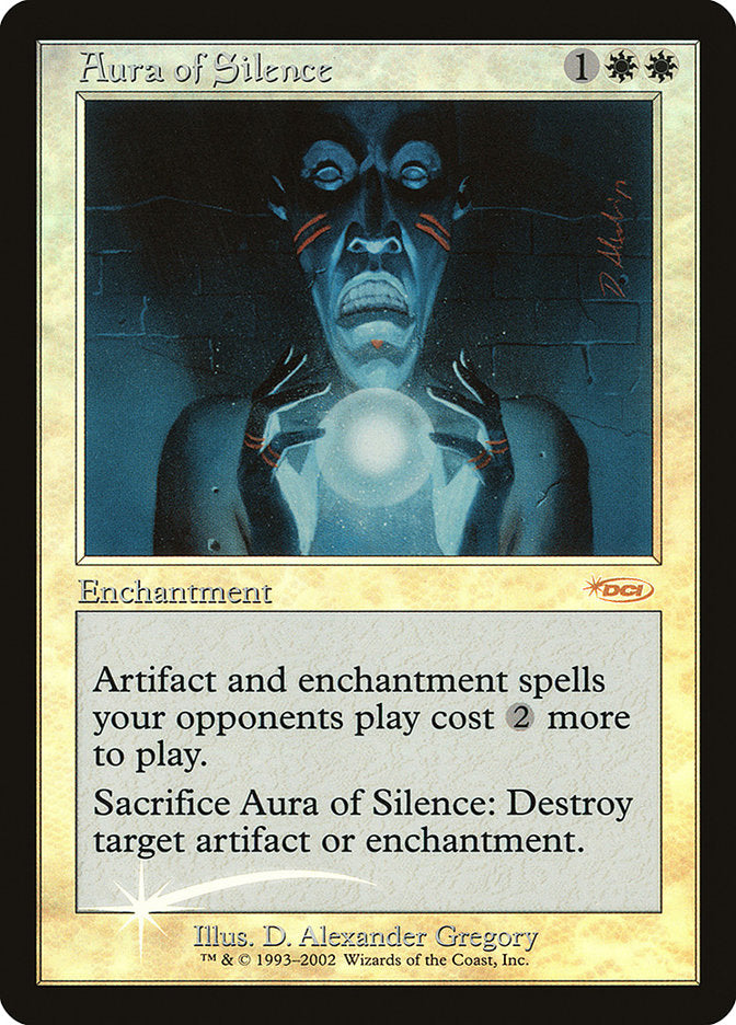 Aura of Silence [Friday Night Magic 2002] | Shuffle n Cut Hobbies & Games