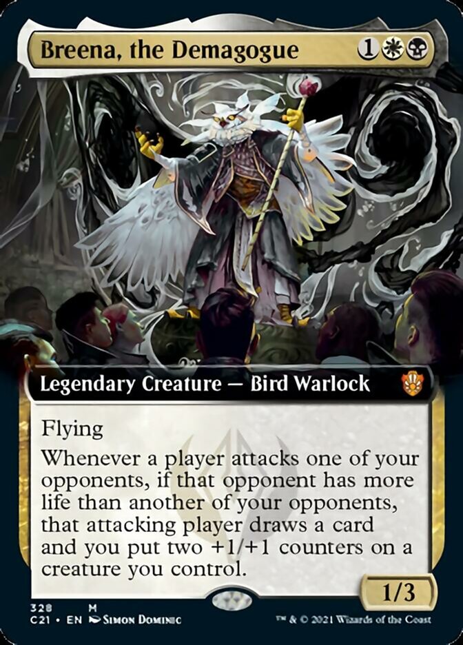 Breena, the Demagogue (Extended Art) [Commander 2021] | Shuffle n Cut Hobbies & Games