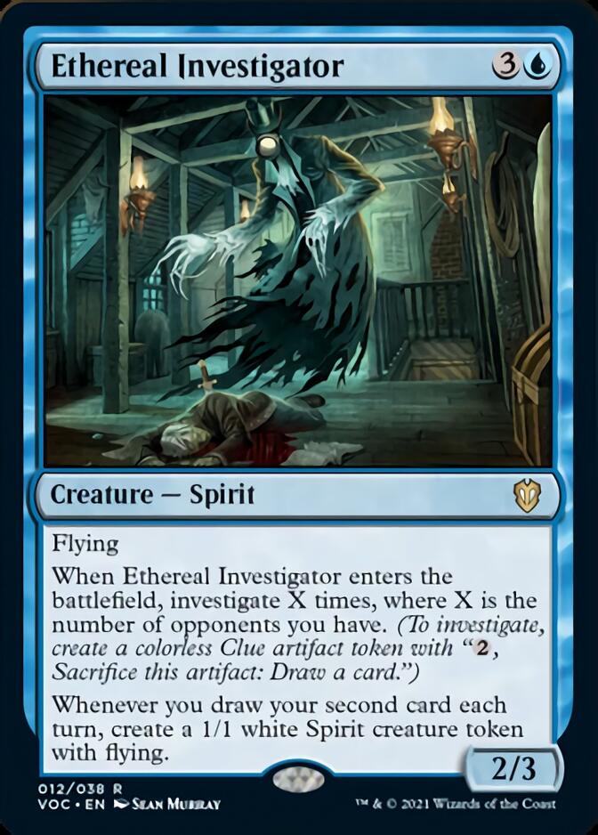 Ethereal Investigator [Innistrad: Crimson Vow Commander] | Shuffle n Cut Hobbies & Games