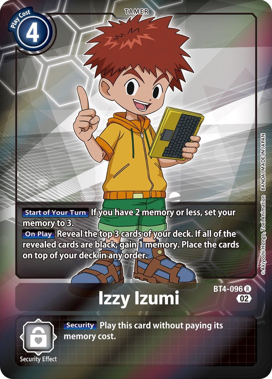 Izzy Izumi [BT4-096] (Alternate Art) [Starter Deck: Ragnaloardmon] | Shuffle n Cut Hobbies & Games