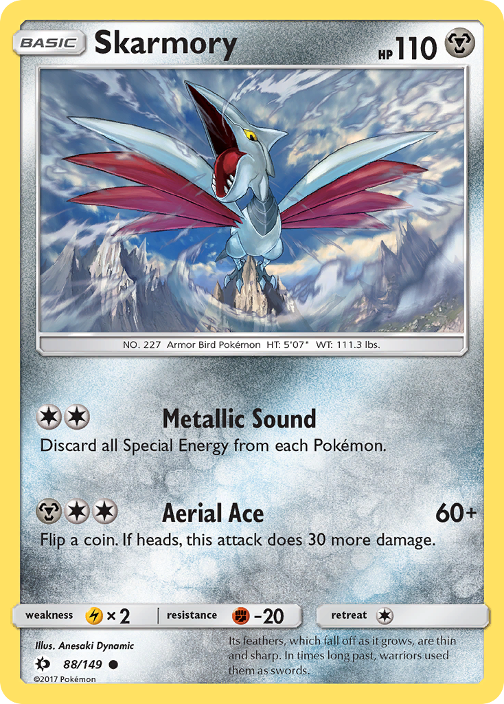 Skarmory (88/149) [Sun & Moon: Base Set] | Shuffle n Cut Hobbies & Games