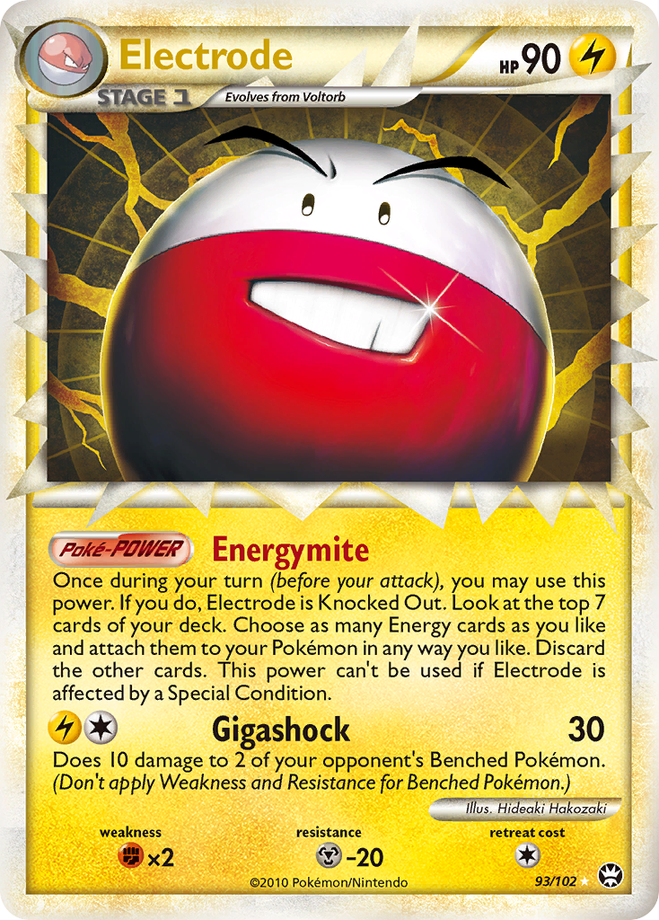 Electrode (93/102) [HeartGold & SoulSilver: Triumphant] | Shuffle n Cut Hobbies & Games