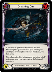 Drowning Dire (Yellow) [EVR111] (Everfest)  1st Edition Rainbow Foil | Shuffle n Cut Hobbies & Games