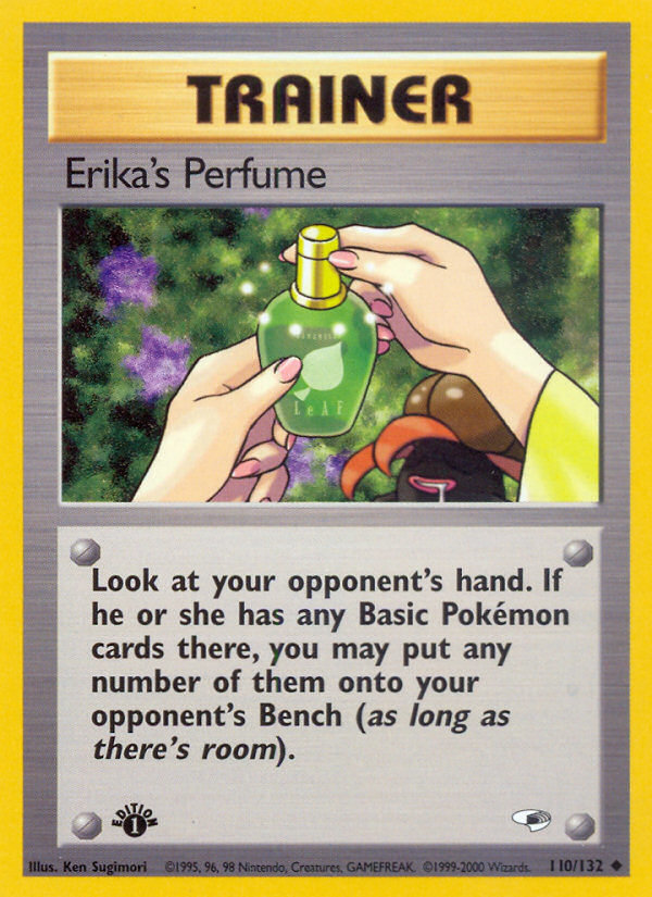 Erika's Perfume (110/132) [Gym Heroes 1st Edition] | Shuffle n Cut Hobbies & Games