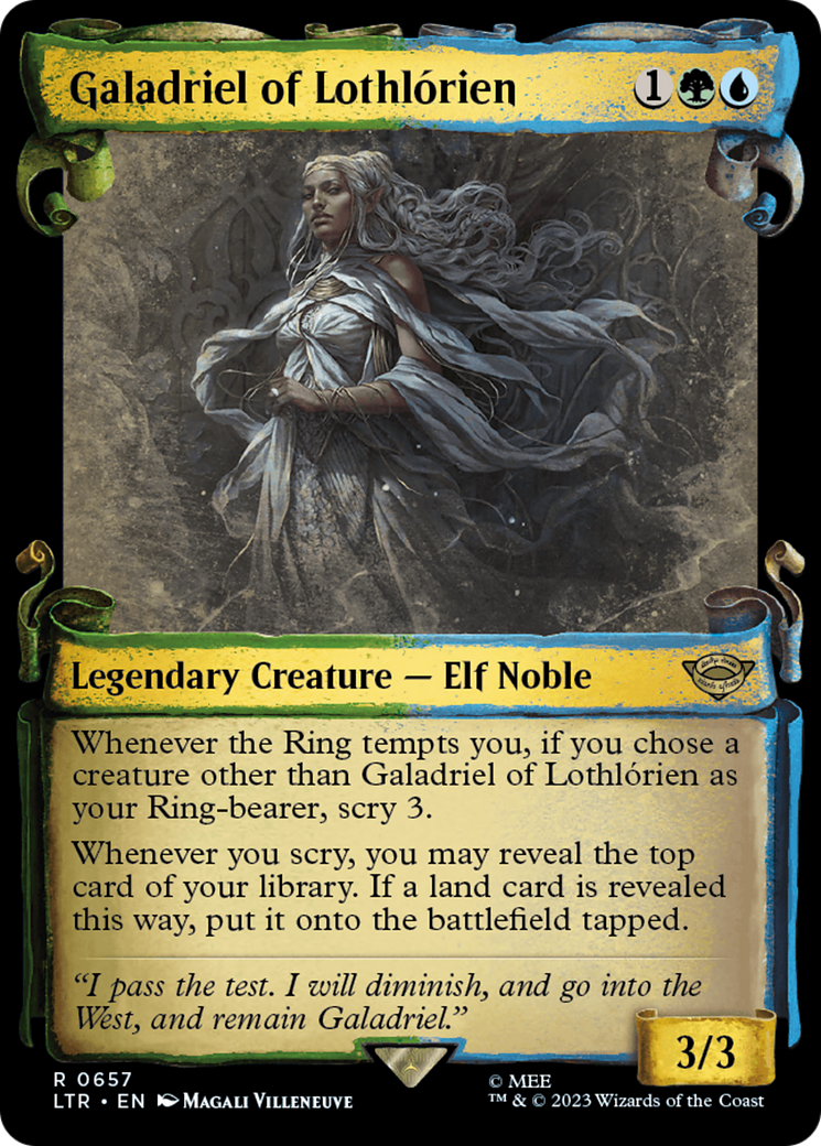 Galadriel of Lothlorien [The Lord of the Rings: Tales of Middle-Earth Showcase Scrolls] | Shuffle n Cut Hobbies & Games