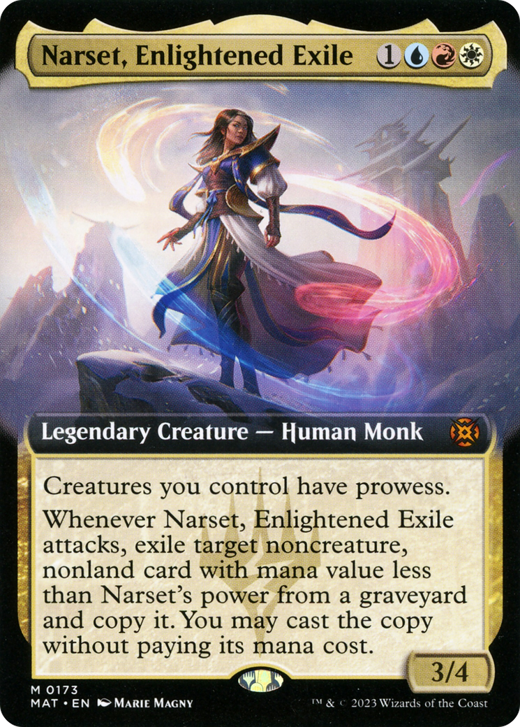 Narset, Enlightened Exile (Extended Art) [March of the Machine: The Aftermath] | Shuffle n Cut Hobbies & Games