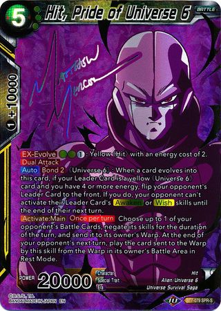 Hit, Pride of Universe 6 (SPR Signature) [BT7-079] | Shuffle n Cut Hobbies & Games