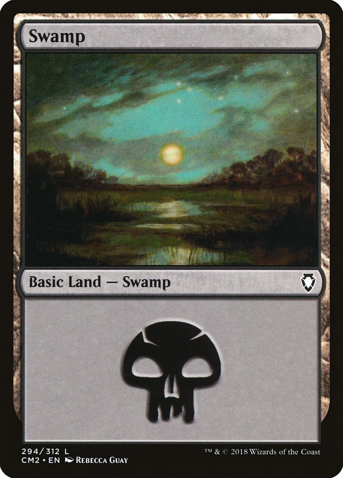 Swamp (294) [Commander Anthology Volume II] | Shuffle n Cut Hobbies & Games