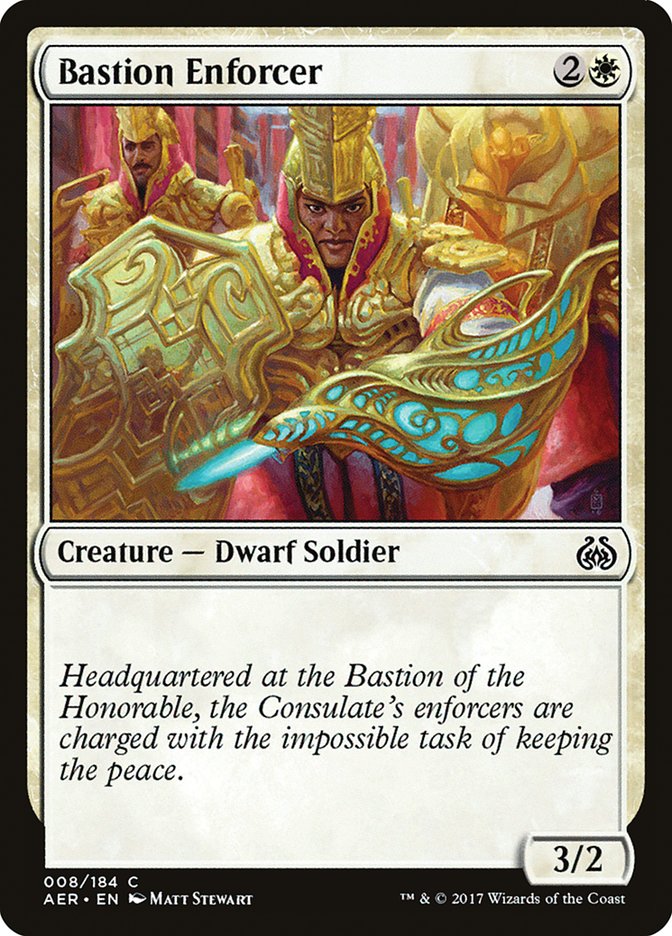 Bastion Enforcer [Aether Revolt] | Shuffle n Cut Hobbies & Games