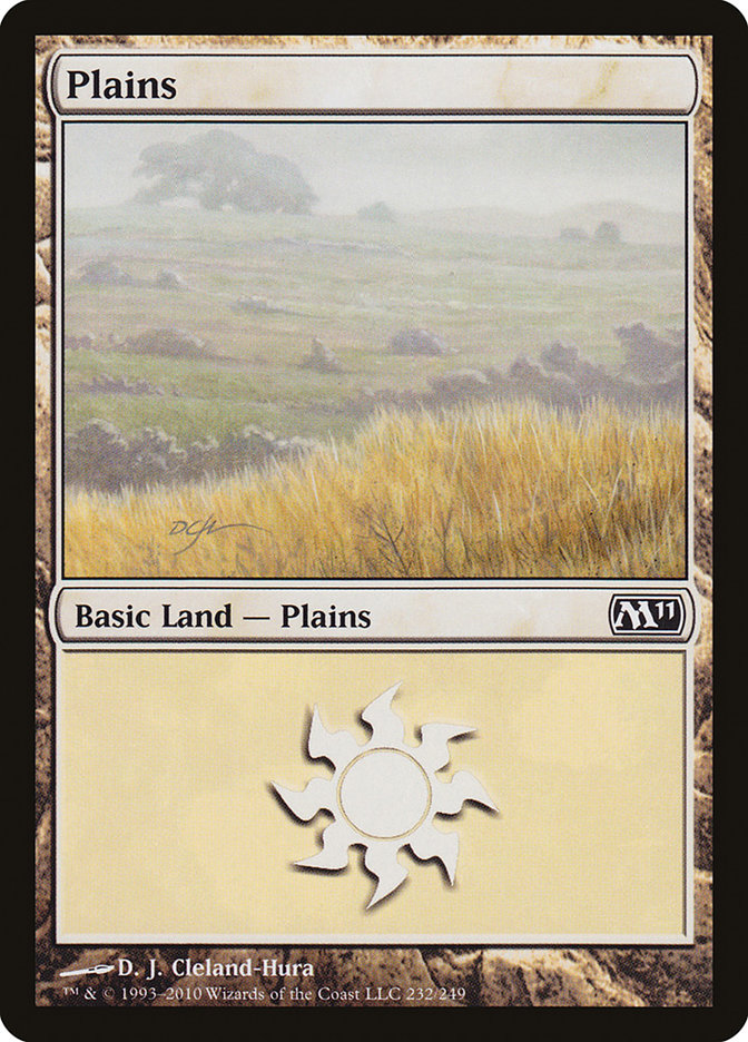 Plains (232) [Magic 2011] | Shuffle n Cut Hobbies & Games