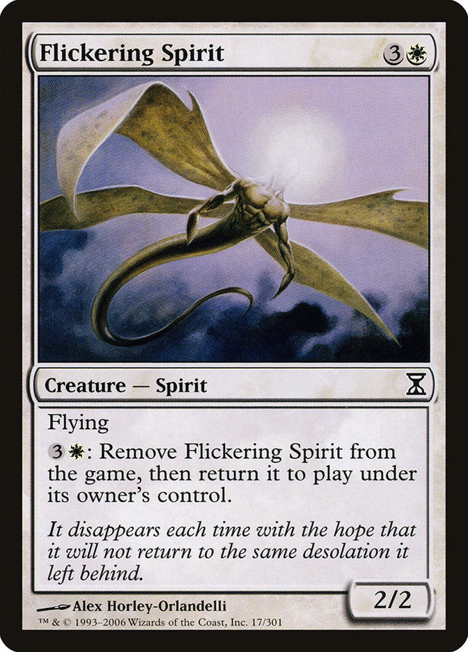 Flickering Spirit [Time Spiral] | Shuffle n Cut Hobbies & Games