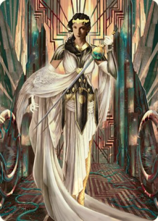 Elspeth Resplendent 2 Art Card [Streets of New Capenna Art Series] | Shuffle n Cut Hobbies & Games