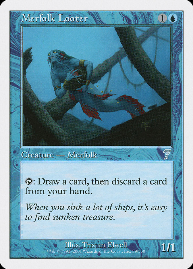 Merfolk Looter [Seventh Edition] | Shuffle n Cut Hobbies & Games