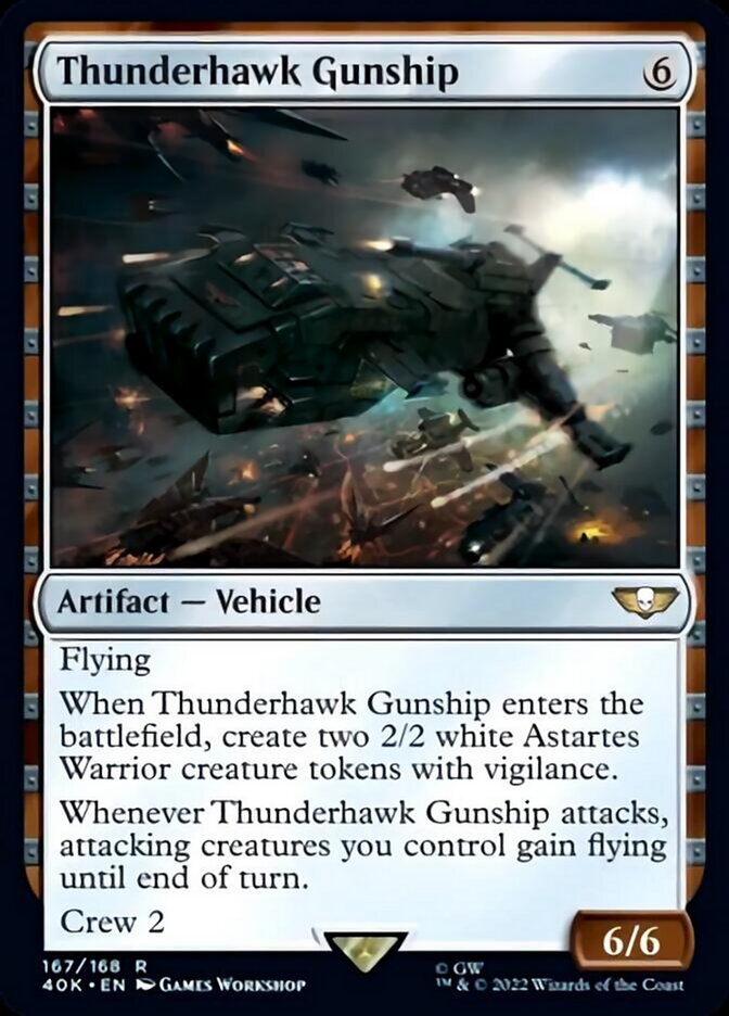 Thunderhawk Gunship (Surge Foil) [Warhammer 40,000] | Shuffle n Cut Hobbies & Games